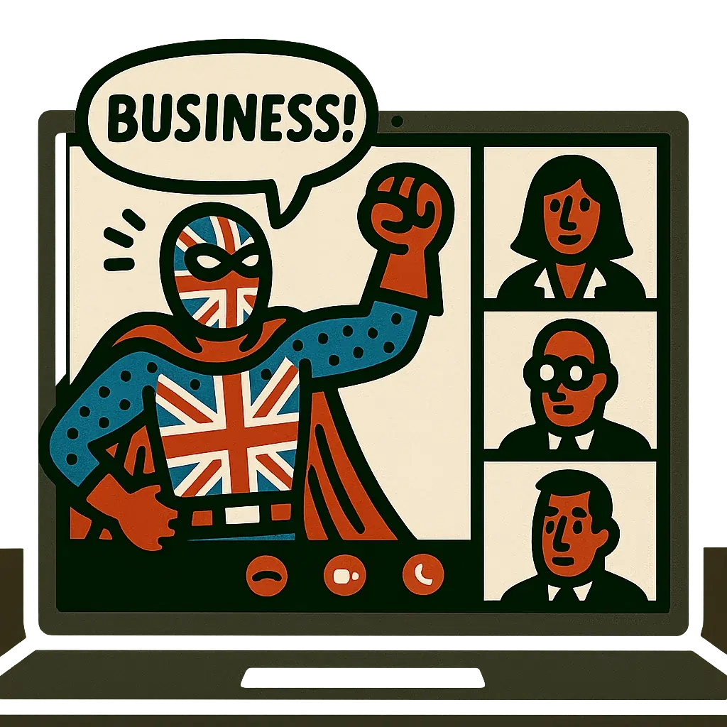in-company online english lessons with native uk