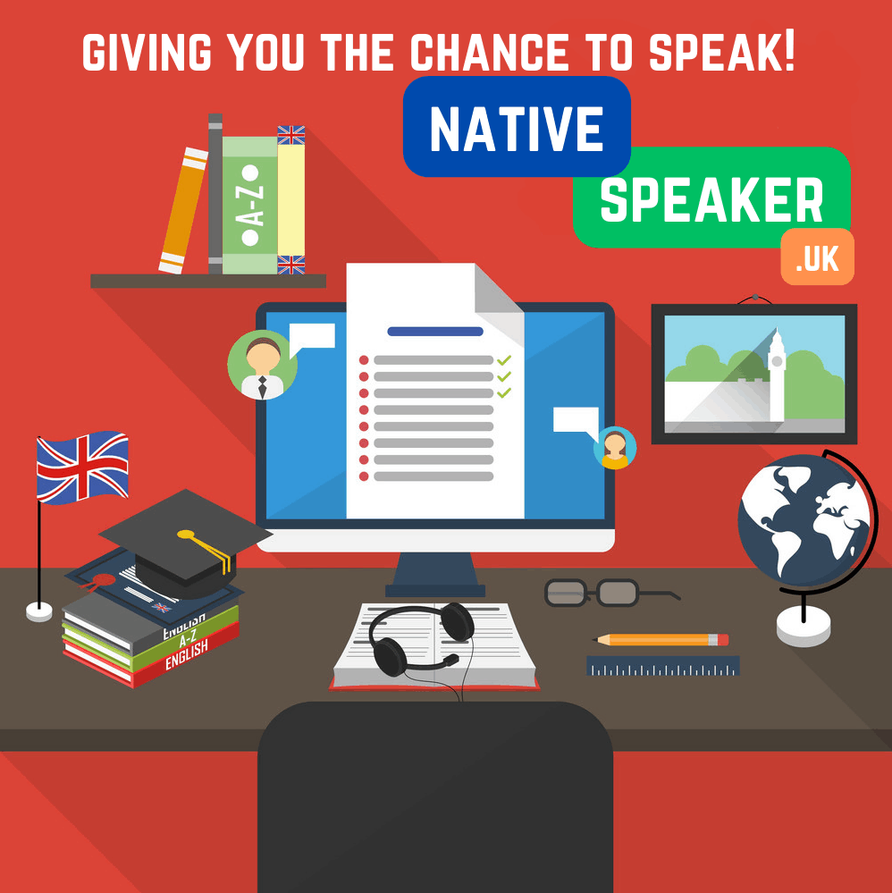native speaker online English lessons